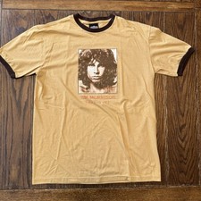 Vintage Jim Morrison The Doors Memorial Ringer T Shirt Size Large Winterland Y2K