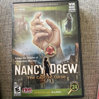 Nancy Drew THE CAPTIVE CURSE DVD-ROM Her Interactive Mystery Game #24 Win/Mac