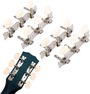 4 Stück 2 Paare Gitarre Mechaniken Knöpfe,Mechanische Stimmwirbel für Gitarre,Gi