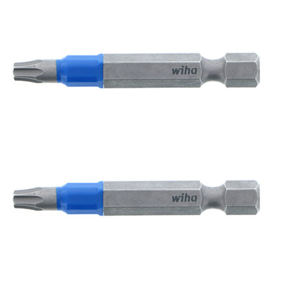 Wiha 70218 Terminatorblue Impact Bit Torx T15 - 2 Inch - 2 Pack