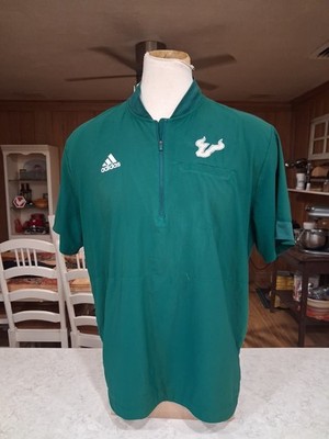 USF South Florida Bulls NCAA Adidas Adult XL Dry Fit Coaches Shirt