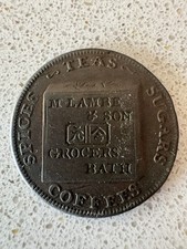 1794 Bath Somerset Conder Halfpenny TokenPlain Edge M Lambe & Son India House VF