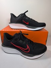 Nike Quest 6 Black RED-White Running Shoes FD6033-011 Unisex M8 W9.5 BOX NO LID