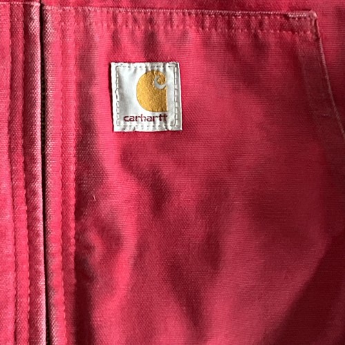 Vintage Carhartt J140 Kapuzenjacke dunkelrot Colorway Herren Größe Large hergestellt in den USA - Bild 7 von 10