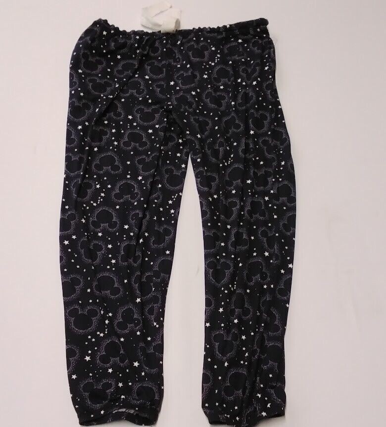 Disney Navy Mickey Star Soft Jogger Pajama Pants Large A459614