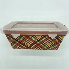 Temp-Tations By Tara 12 Ounce Mini Loaf Dish Autumn Fall Thanksgiving Farmhouse