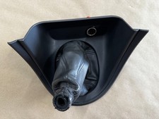 2003-2004 Ford Mustang Cobra Leather Shifter Boot Charcoal Trim - Oem