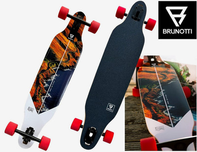 Drop-Through-Longboard Skateboard 97 cm ABEC-7 Brunotti NEU