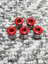 Chainring Bolts Single Speed 5 Bolts  Old School Bmx Fire Red