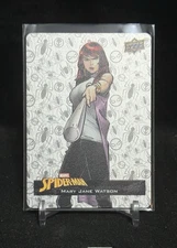 2024 Upper Deck Marvel Spider-Man "Mary Jane Watson” Metal Card Thick MCS-6