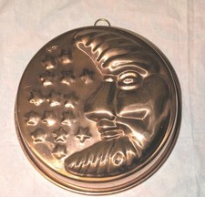 Vintage MCM Copper Moon And Stars Celestial C...