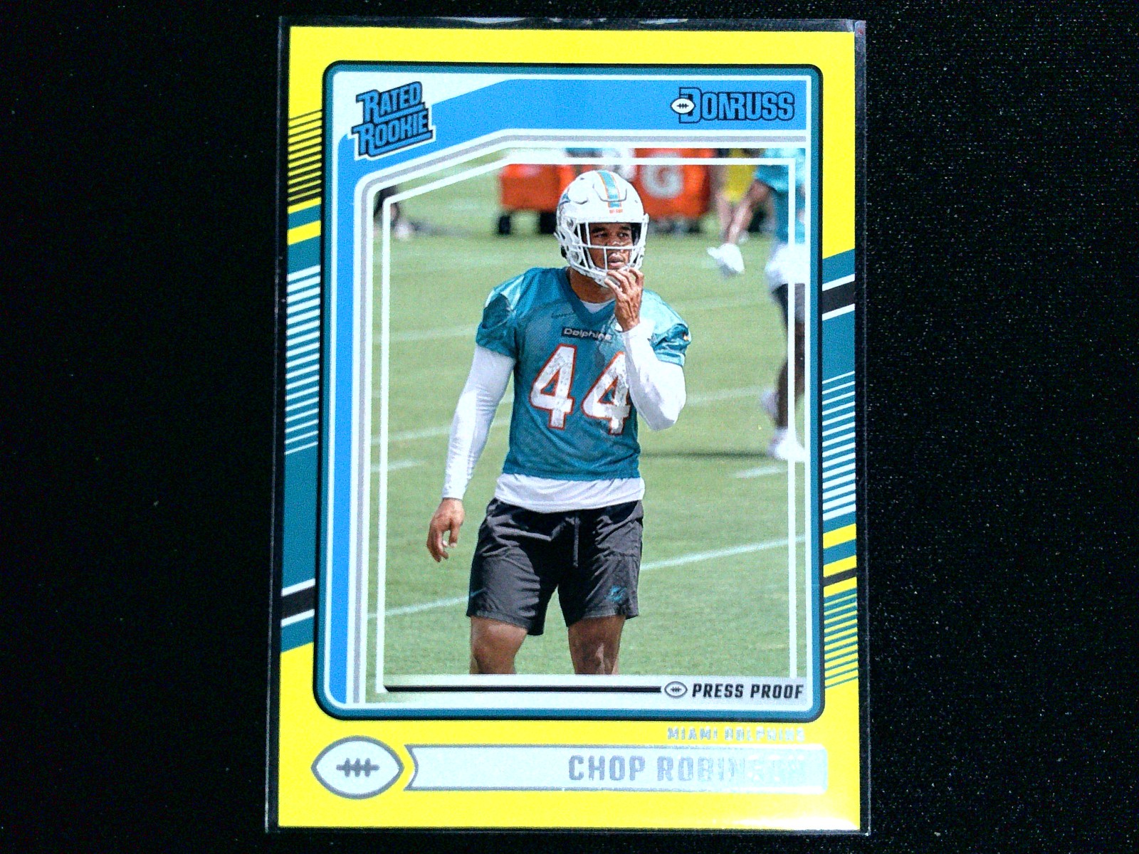 2024 Donruss #351 Chop Robinson Press Proof Yellow