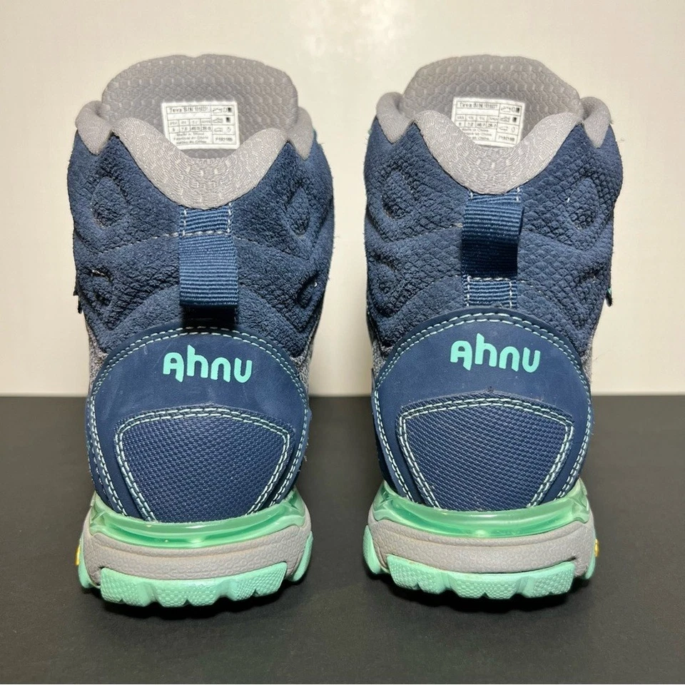 Botas de caminhada femininas AHNU x TEVA Sugarpine II azul impermeável ao ar livre / Tamanho 9 - Imagem 4 de 4