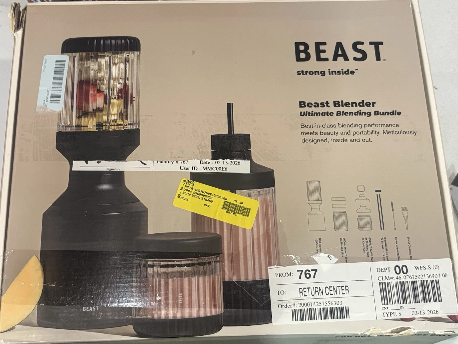 Beast Blender Black 14-piece Ultimate Blending Bundle Kit B10-BK-WM Open Box
Opens in a new window o
