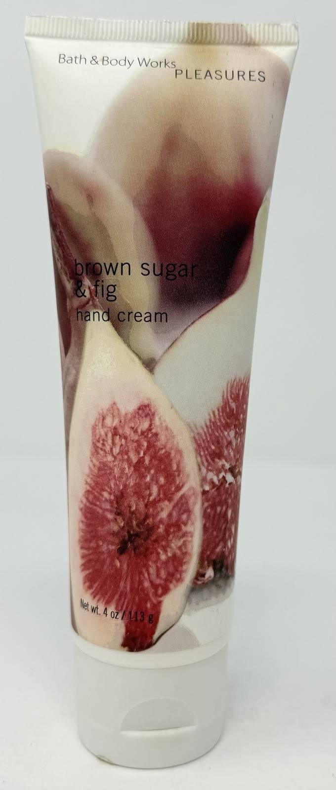 Vintage Bath & Body Works Pleasures BROWN SUGAR & FIG Hand Cream, 4oz RETIRED