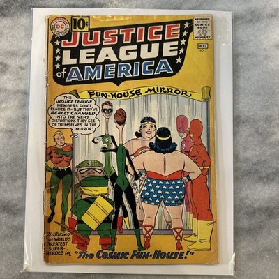 1961 DC Justice League Of America #7 Last 10 Cent Cover! Sekowsky! Anderson!