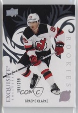 2024 Upper Deck Ice Exquisite Collection Rookies 195/299 Graeme Clarke #R-10 uk2