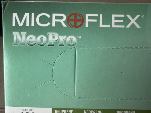 Guanto Ansell NeoPro MicroFlex Exam verde lunghezza polsino standard XS 100 pezzi lotto - Foto 5 di 6