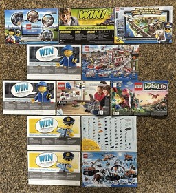 LEGO City Instruction Manuals Lot 5- 60049, 60150, 60152, 60192, 60202 No Bricks