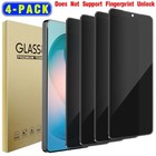 4-Pack For Samsung Galaxy S26 Plus S26 Privacy Tempered Glass Screen Protector