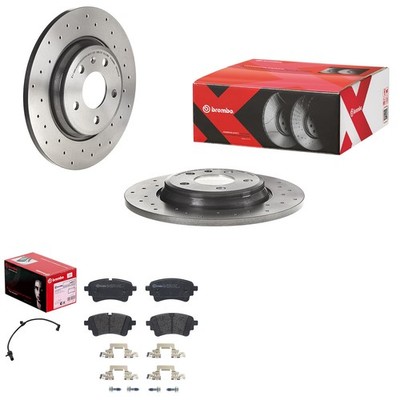 brembo SPORT BREMSSCHEIBEN 300mm + BELÄGE HINTEN passend für AUDI A4 B9 8W A5 5F