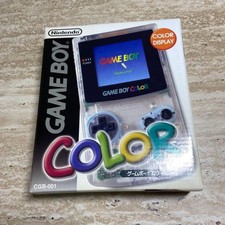 Nintendo Game Boy Color Transparente CGB-001 Completo en Caja Casi Como Nuevo 7019