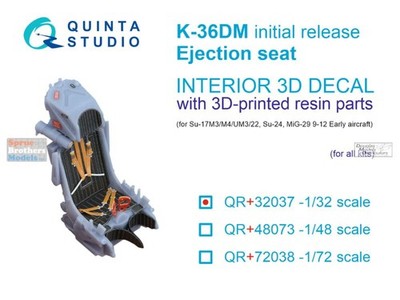 QTSQR32037R 1:32 Quinta Studio - K-36DM (initial release) Ejection Seat