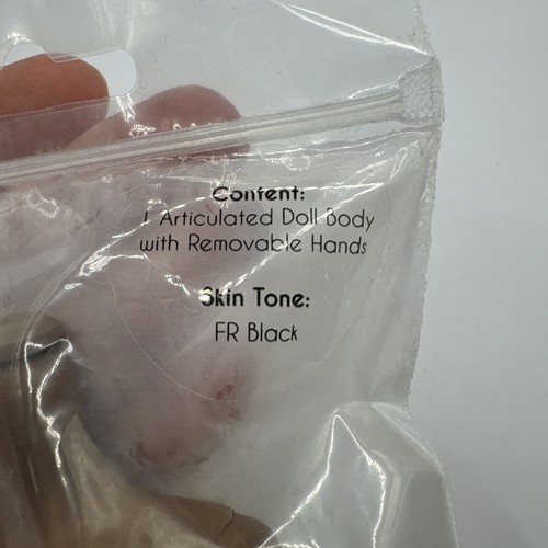 fashion royalty doll body only. NRFB. Dynamite Girls Body. FR Black - Picture 2 of 10