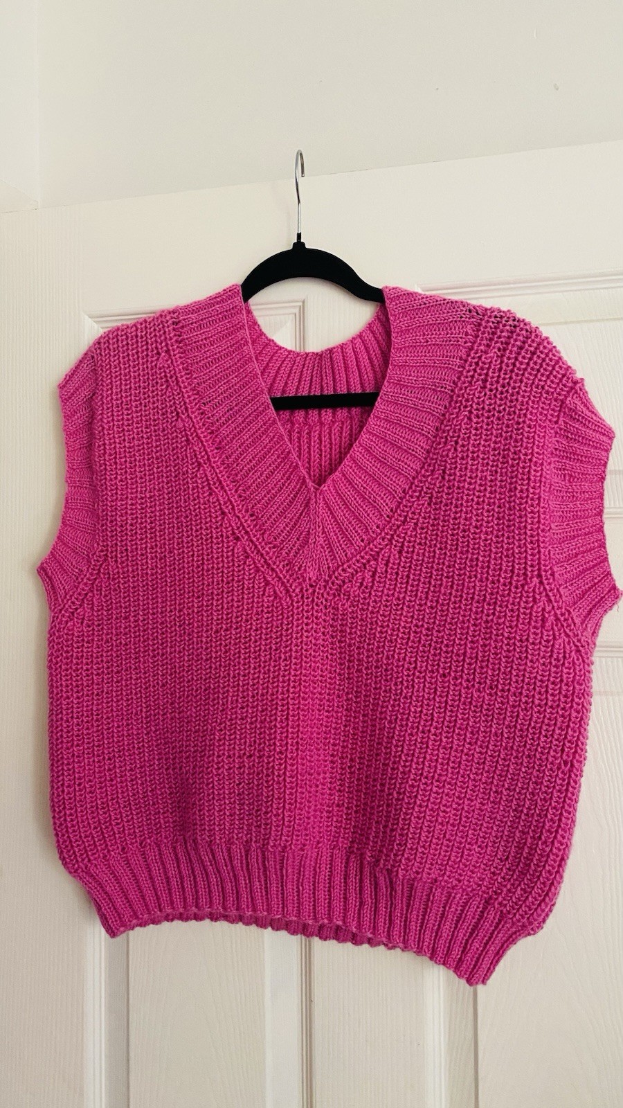 Handmade Merino Wool Vest US S/M