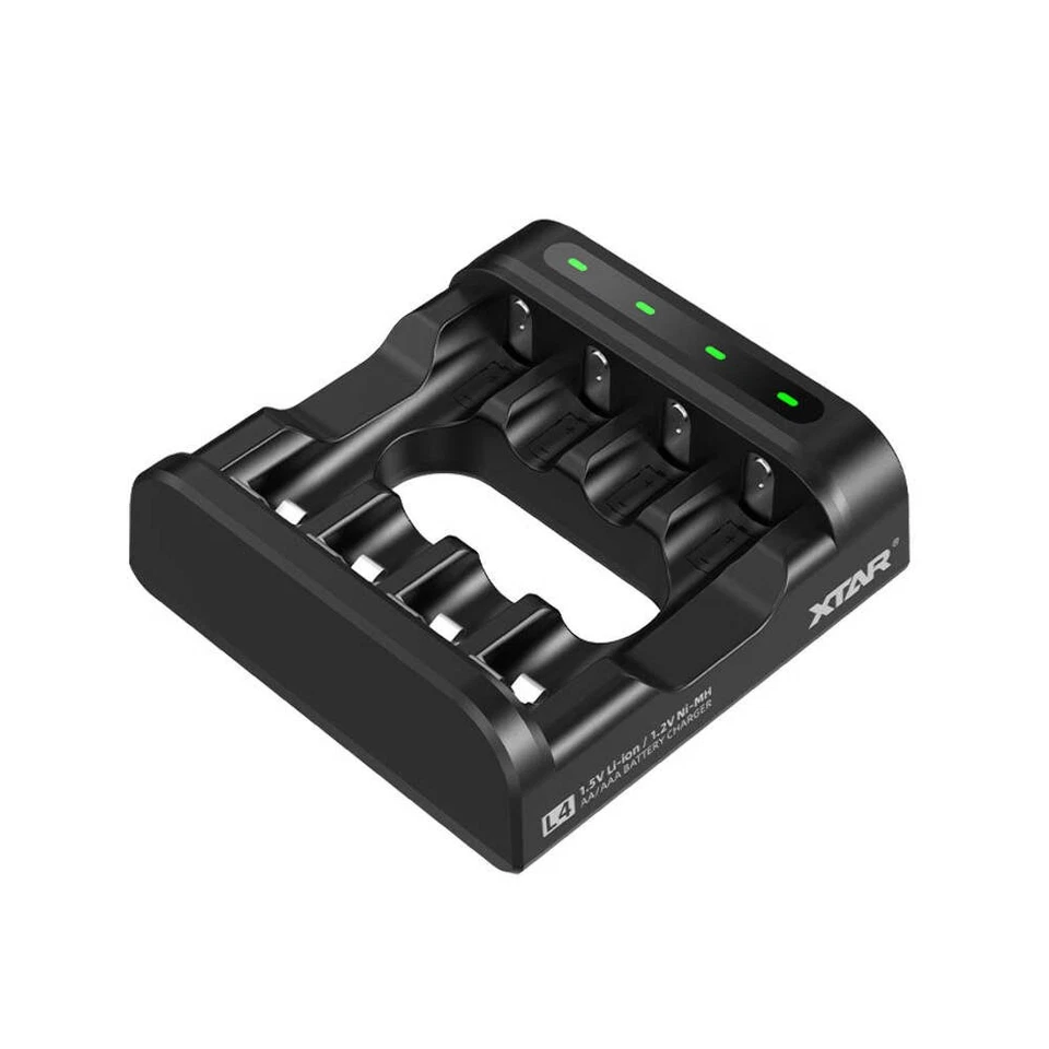 XTAR L4 Battery Charger for AA/AAA Lithium & NiMh batteries Smart Charging - Image 3 of 4