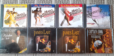 Konvolut CDs HUGO STRASSER /James Last/Captain Cook u.a.  - sehr gut