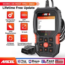 ANCEL HD601 Diesel Heavy Duty Truck All System Diagnostic Tool For Caterpillar