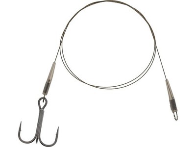 Westin FLOAT RIG M #4 50CM 14KG/30LBS 1X7 1PC Stahlvorfach mit Drilling