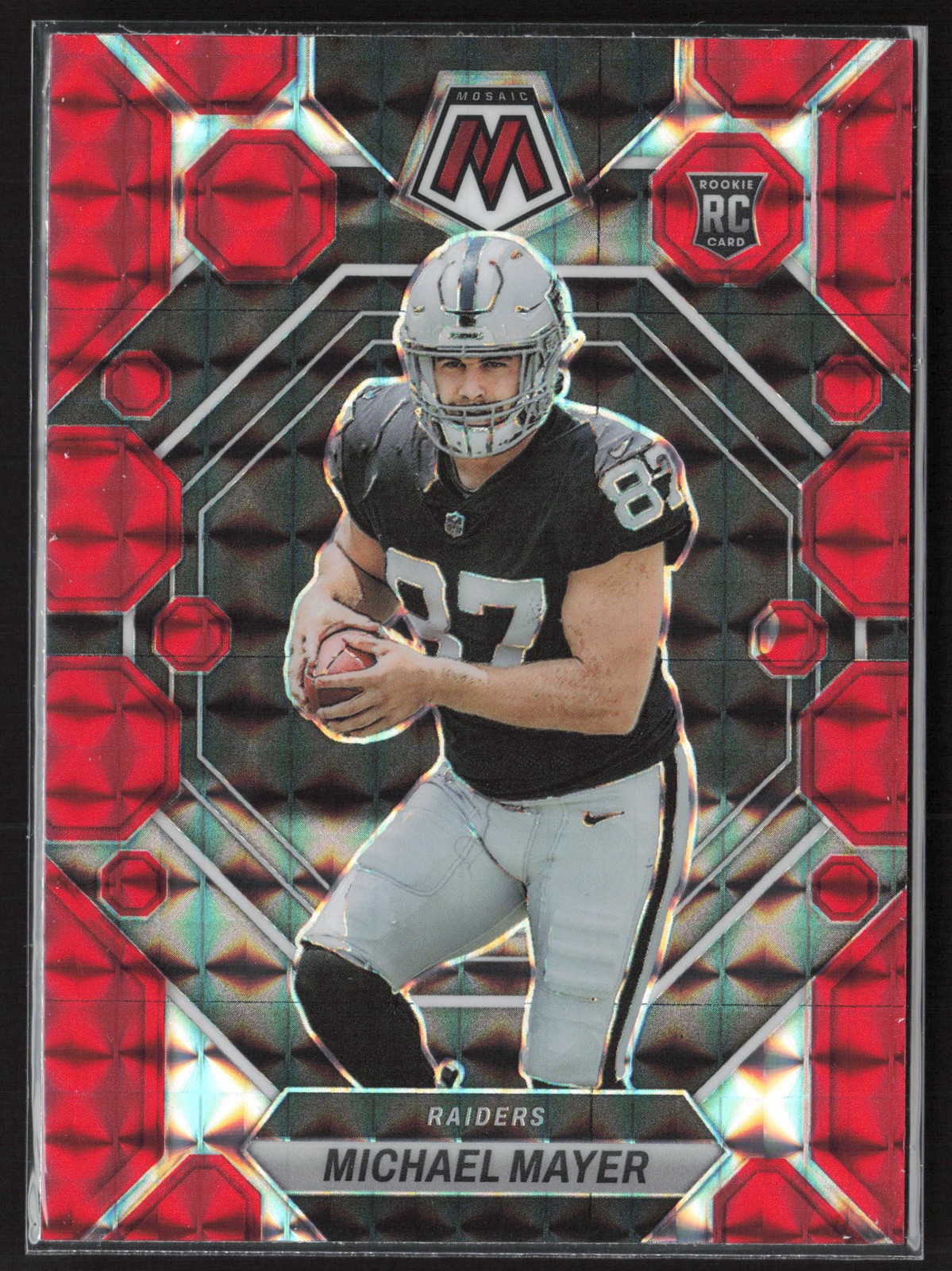 2023 Panini Mosaic #349 Michael Mayer Red Mosaic