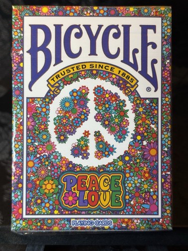 Carte da gioco Bicycle, carte da gioco da collezione (CPC), pace e amore