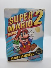 Super Mario Bros 2 Nintendo NES Complete CIB w/ Manual Case Protector