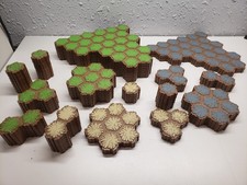 Heroscape, Lot of Tiles and Misc. Accessories, 346 total HEXES, Free Shipping