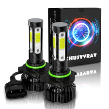 4-Sides Combo 9006 HB4 LED Headlight Bulbs High/Low Beam Super Bright White Kit