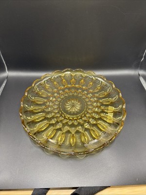 Antique AMBER SERVING DISH excellent condition