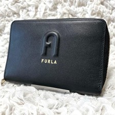 FURLA Round Zipper Compact Wallet Unisex