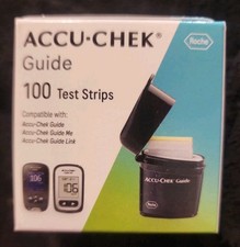 ACCU-CHEK Guide Test Strips - 100 Count - New, Sealed - EXP. 10/15/2027