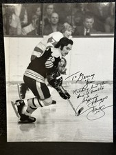 Vtg Original Glen Sather Autographed & Personalized 14