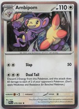 Ambipom 079/094 Rare Phantasmal Flames Pokemon Holo Near Mint
