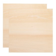 2pcs 3mm Basswood Plywood Sheets 8"x8"x1/8" Plywood Boards Craft Wood Sheet