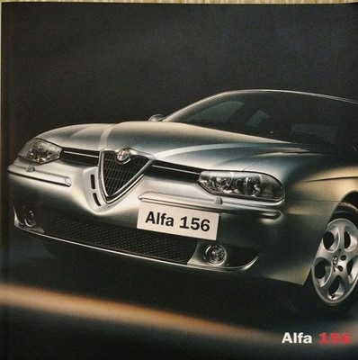 Alfa Romeo 156 Jts  Ficial Catalog Around 2003