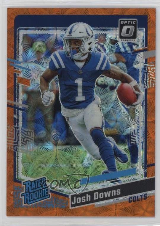 2023 Donruss Optic Rated Orange Scope Prizm 60/79 Josh Downs #248 Rookie RC 05is