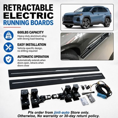 Electric Retractable Running Boards Fits For Toyota RAV4 2026+ Side Steps