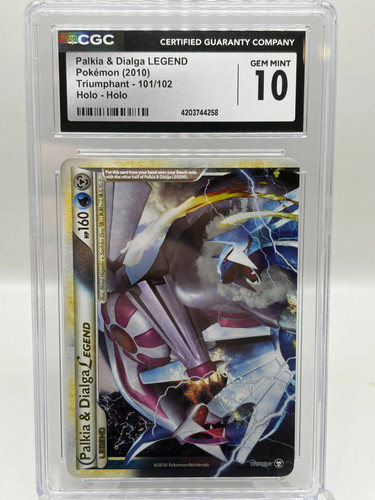 Palkia & Dialga LEGEND graded CGC 10 for sale on eBay