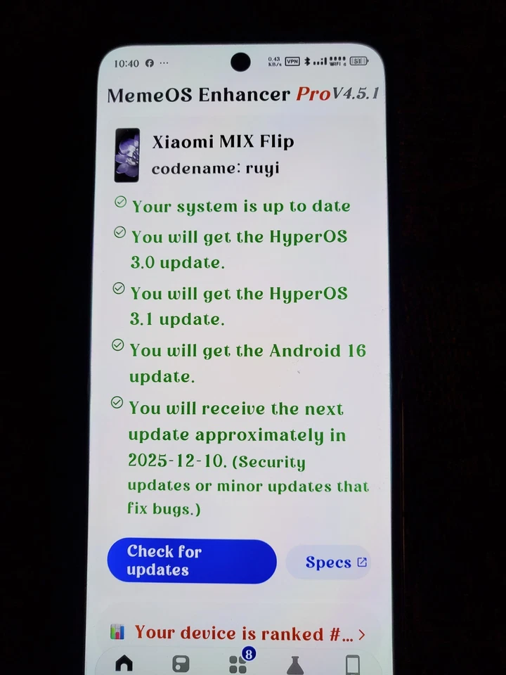 Xiaomi MIX Flip Phone 5G 12GB 512GB Dual SIM Black BRAND NEW READ DESCRIPTION - Image 3 of 4