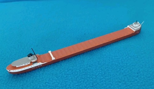 Custom Made Arthur Anderson Great Lakes Freighter Waterline Model Ship - Foto 2 di 5